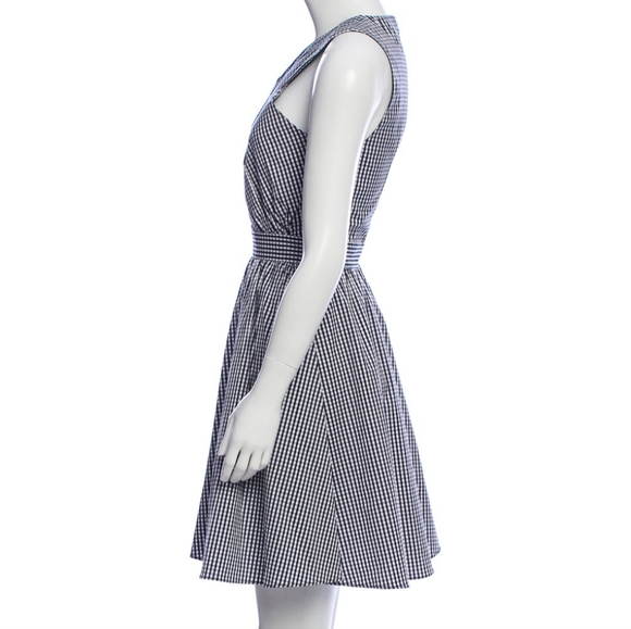 Michael Kors Gingham Cutout Dress - Picture 2 of 3
